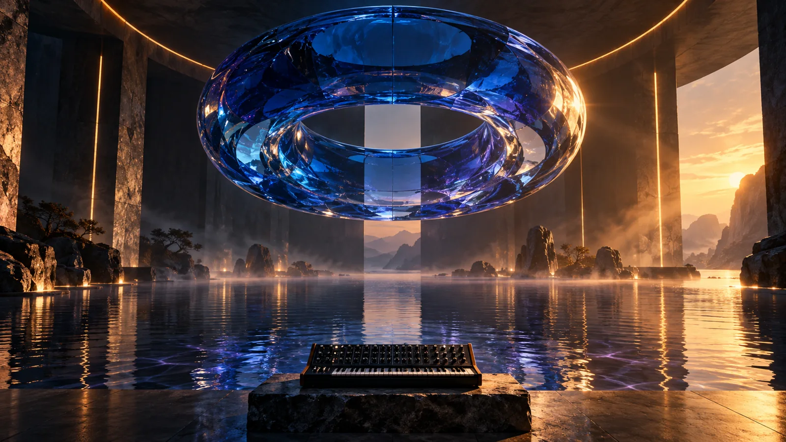 Al caer la noche — imagen conceptual
