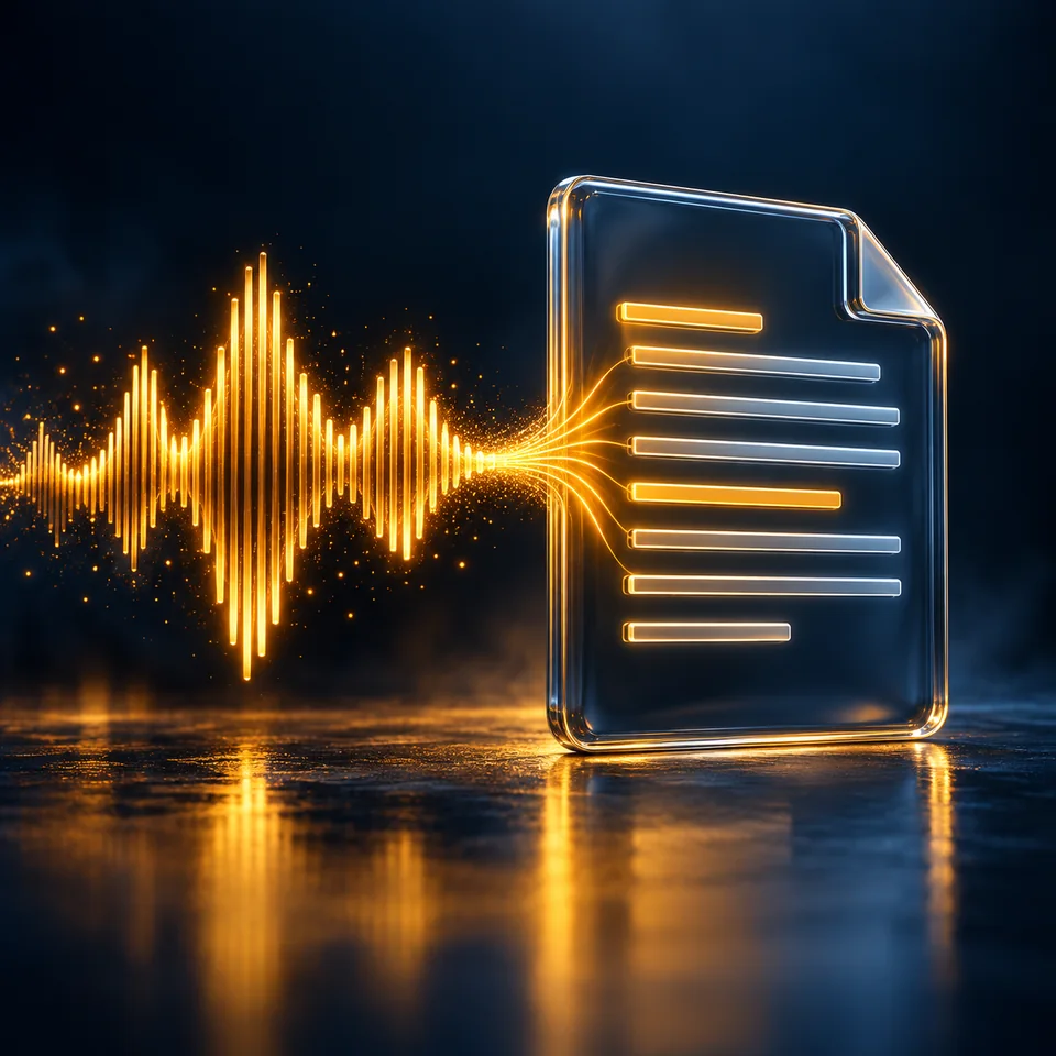 Your recording. Ready to read. — concept artwork