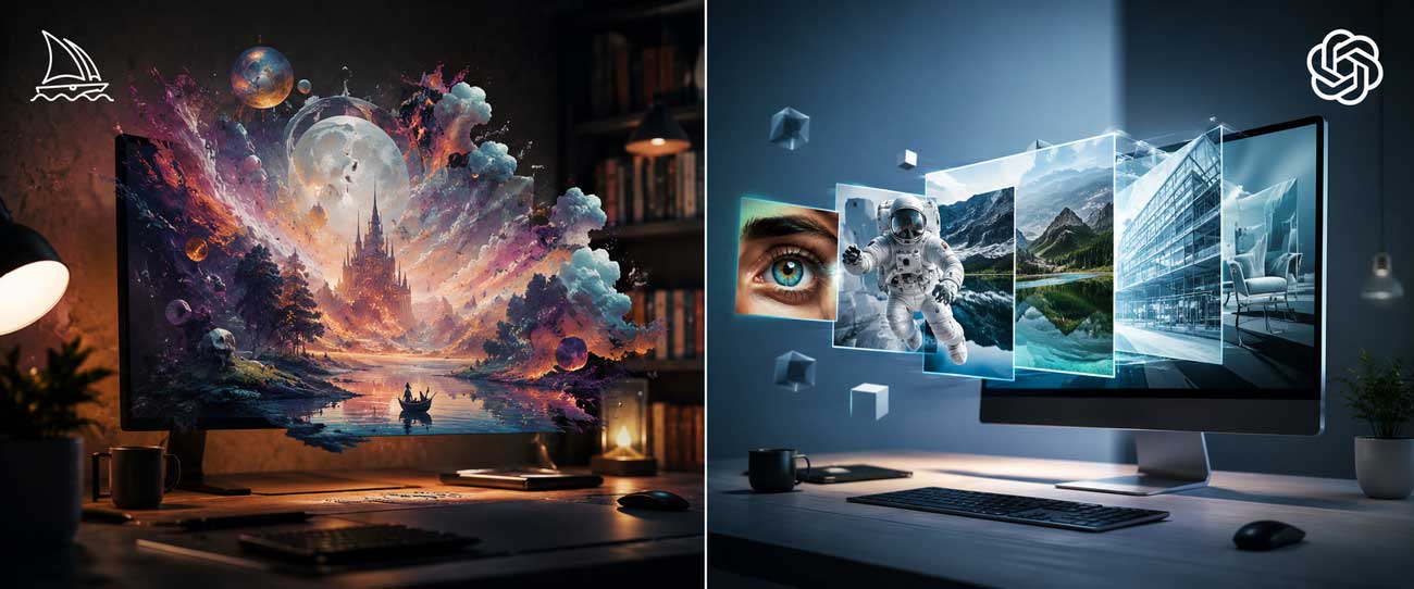 Midjourney vs DALL·E