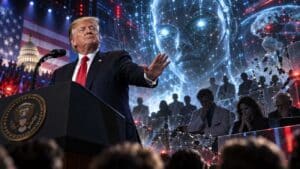 Trump downplays AI risks