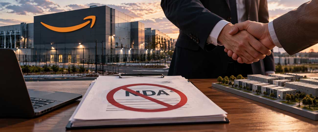 Amazon says it will stop using NDAs in data center deals with local governments